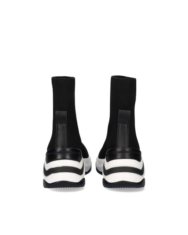 Sapatilhas altas mulher preto Exe