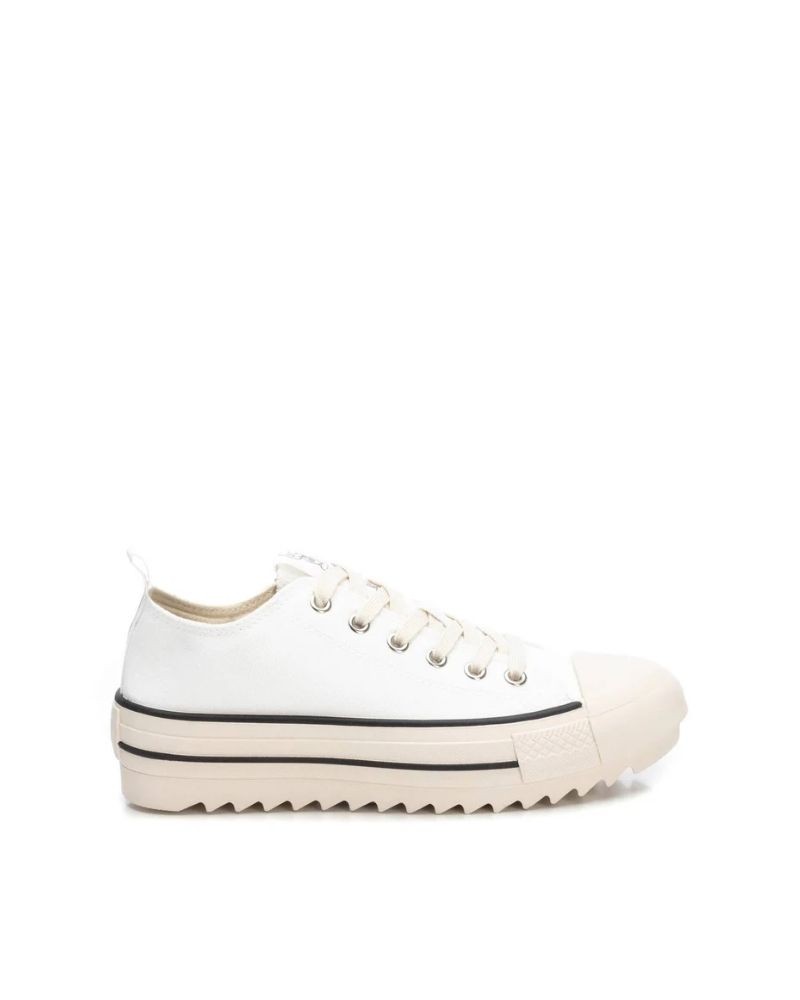 Zapatillas blancas de moda para mujer Refresh, estilo casual