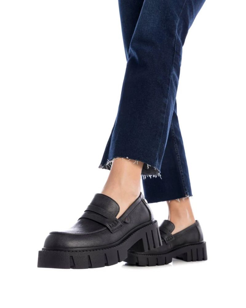 REFRESH Zapatos Mocasines Mujer Negro 172325
