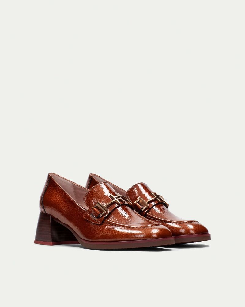 Sapatos Mocassins Mulher Hispanitas Castanho HI243590