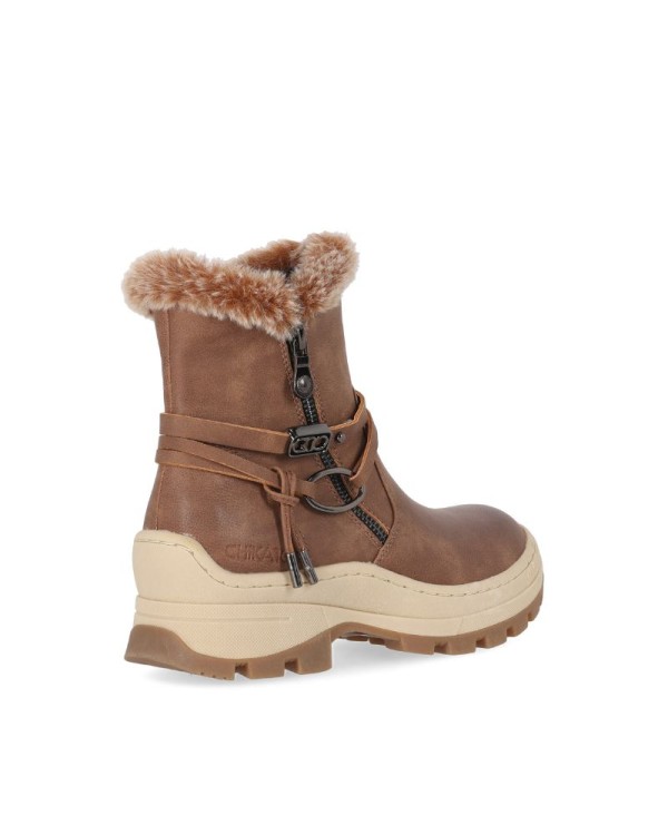 CHIKA 10 Botines Mujer Marrón ESCARCHA 01