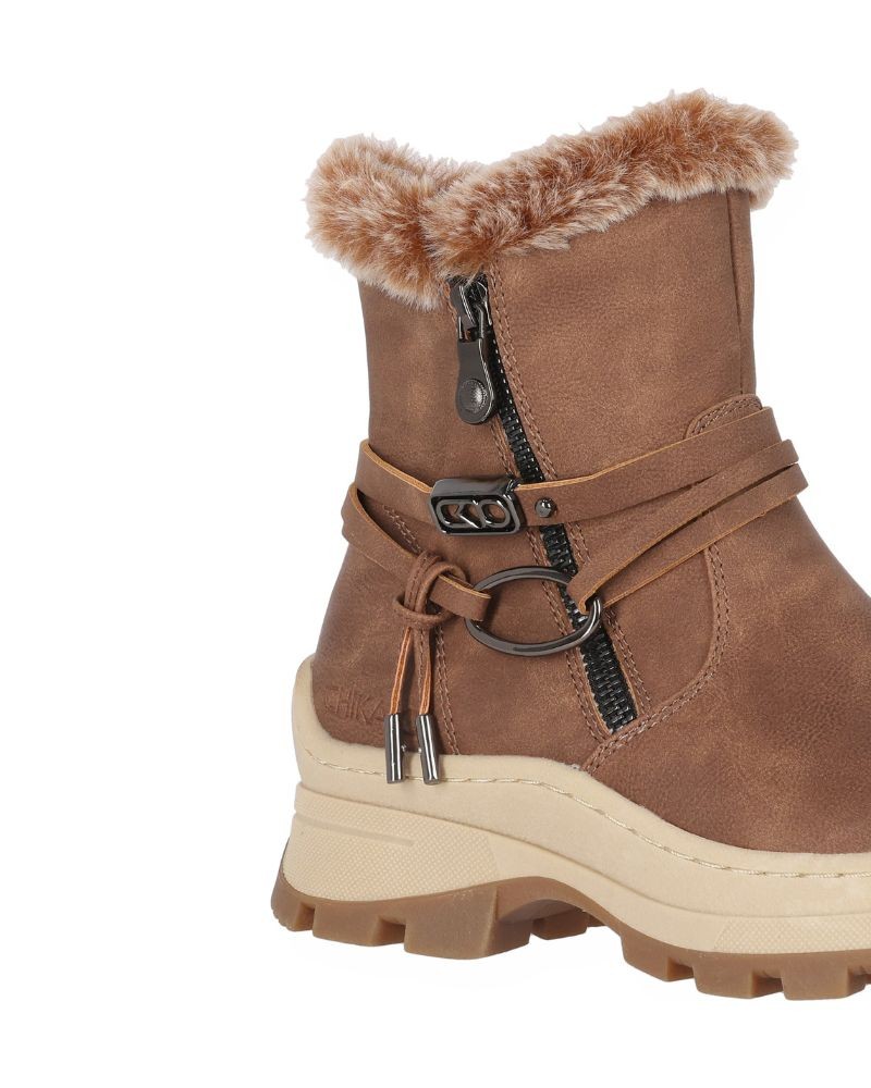 CHIKA 10 Botines Mujer Marrón ESCARCHA 01