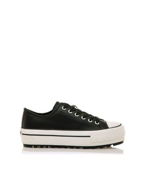 Zapatillas bajas de mujer negras Mustang Bigger T, ideales para un look casual y cómodo