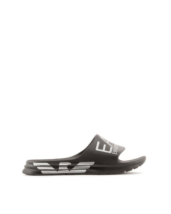  Sandalias Chancletas Hombre EA7 Negro XBP008 XK337