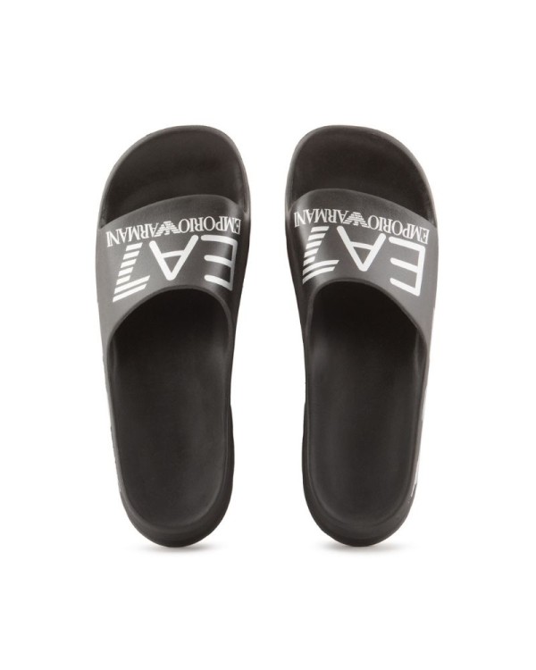  Sandalias Chancletas Hombre EA7 Negro XBP008 XK337