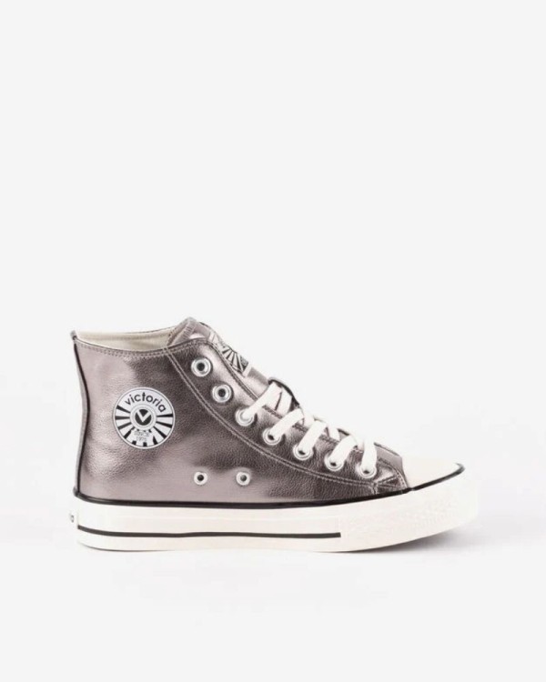 VICTORIA Botas Altas Mulher Prata 1057106 Made In Spain.