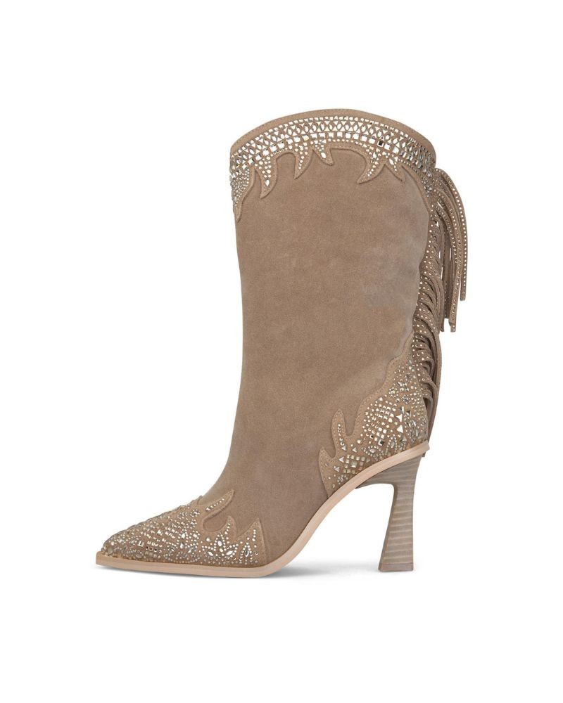 Botas de mujer beige Alma en Pena