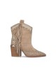 ALMA EN PENA Botines Cowboy Mujer Beige I240510
