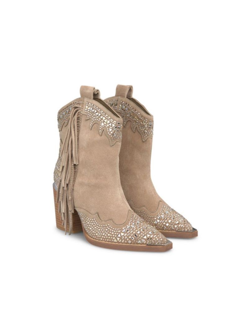 ALMA EN PENA Botas Cowboy Mulher Bege I240510