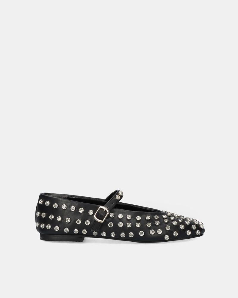 EXE Zapatos Bailarinas Mujer Negro M15 01