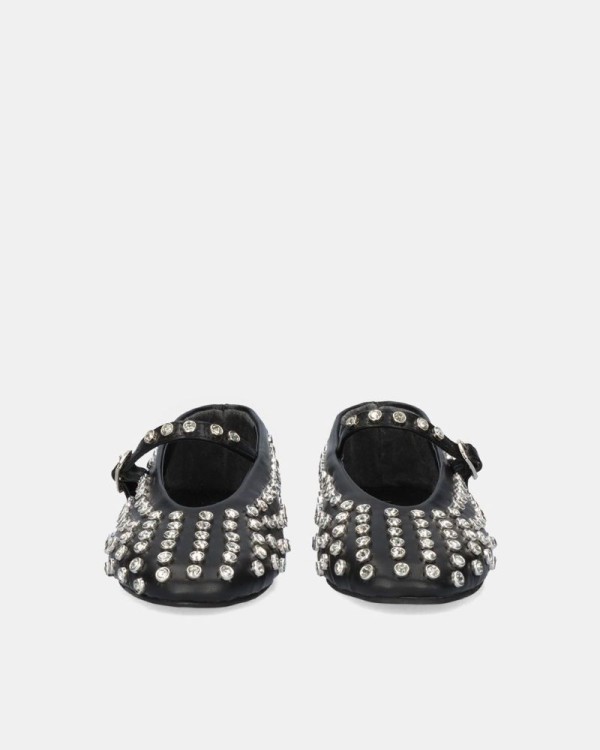 EXE Sapatos Bailarinas Mulher Preto M15 01