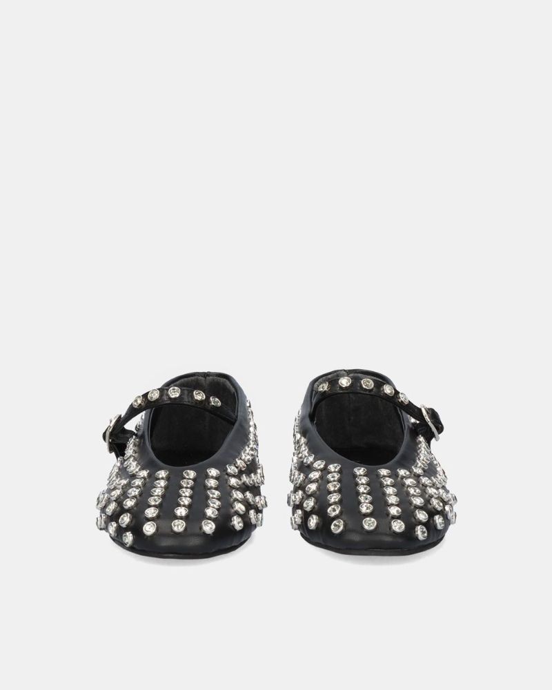 EXE Zapatos Bailarinas Mujer Negro M15 01