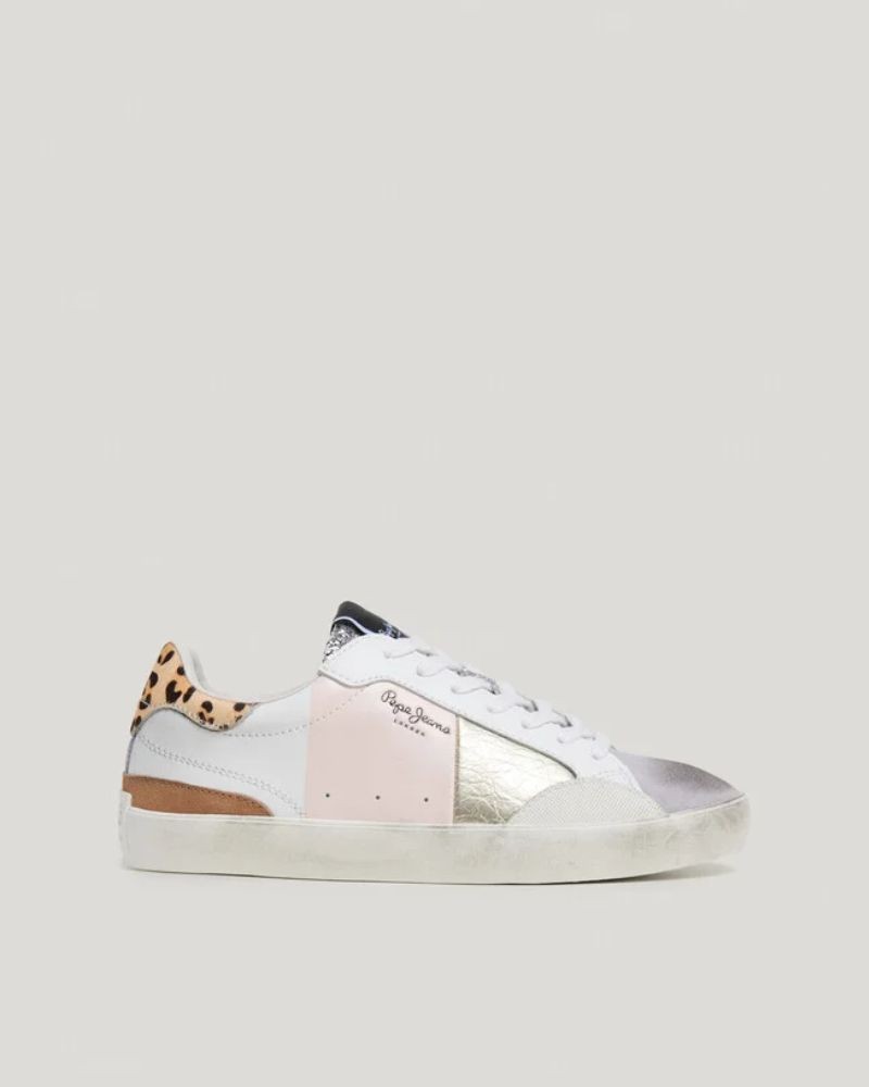 Sapatilhas brancas mulher Pepe Jeans Lane Sweet