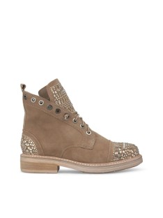ALMA EN PENA Botines Militares Mujer Taupe I240754