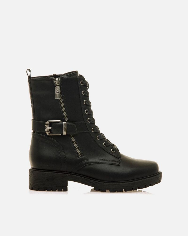 MUSTANG Botas Militares Feminino Preto 50355 CAMPA