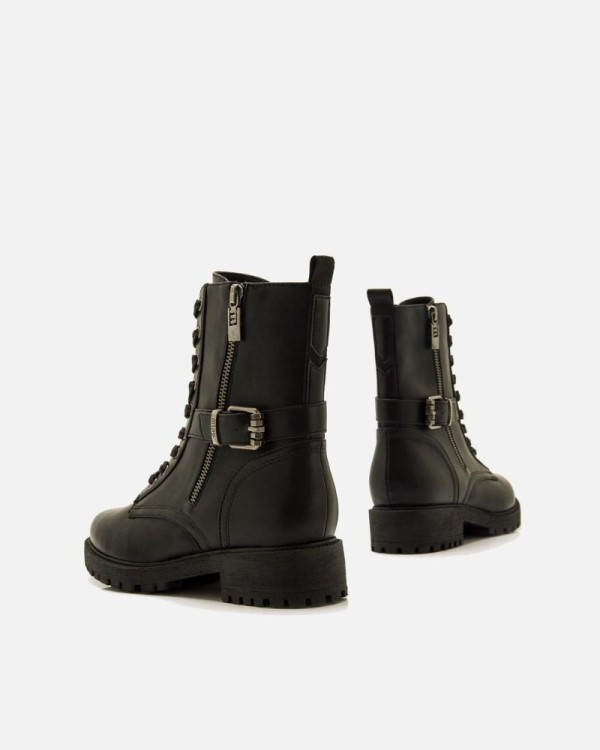 MUSTANG Botas Militares Feminino Preto 50355 CAMPA