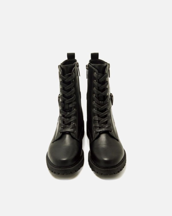 MUSTANG Botas Militares Feminino Preto 50355 CAMPA