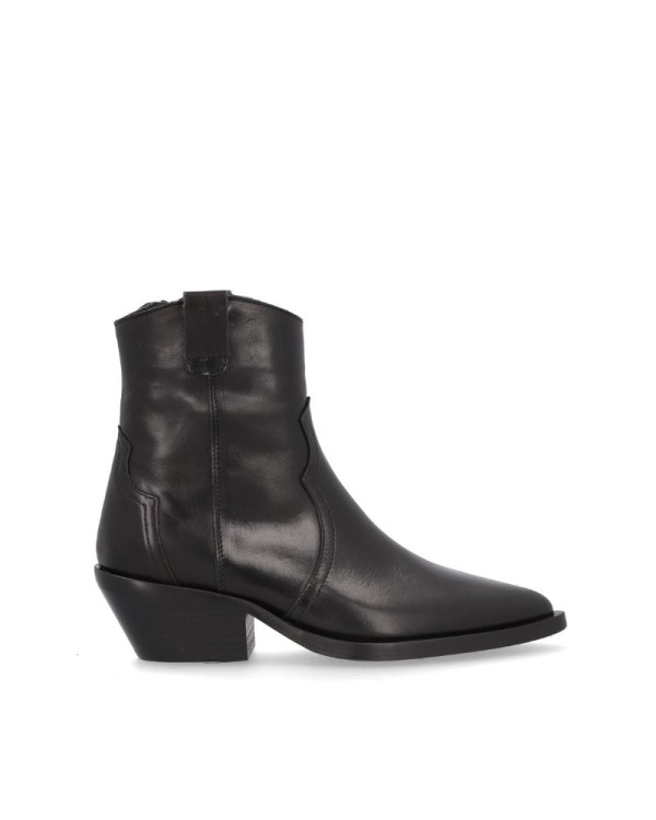 ALPE Botines Cowboy Mujer Negro 52541705 5254 Made In Spain.