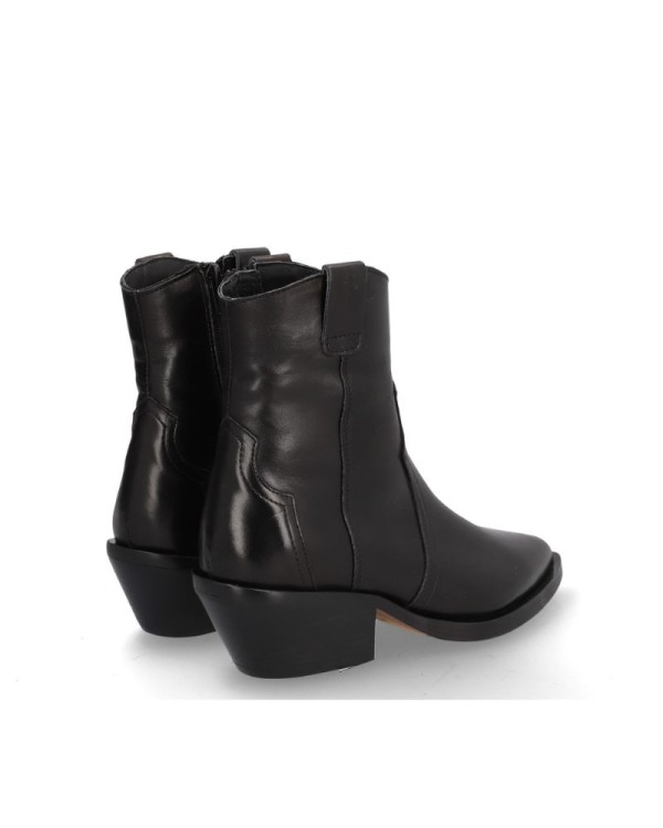 ALPE Botines Cowboy Mujer Negro 52541705 5254 Made In Spain.