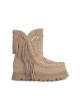 Botas de pelo Alma en Pena mujer beige