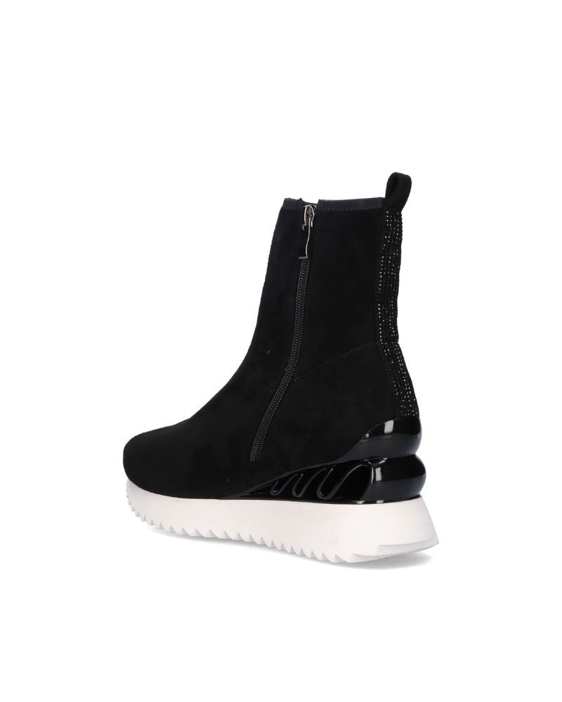 Zapatillas urbanas altas negras Exe