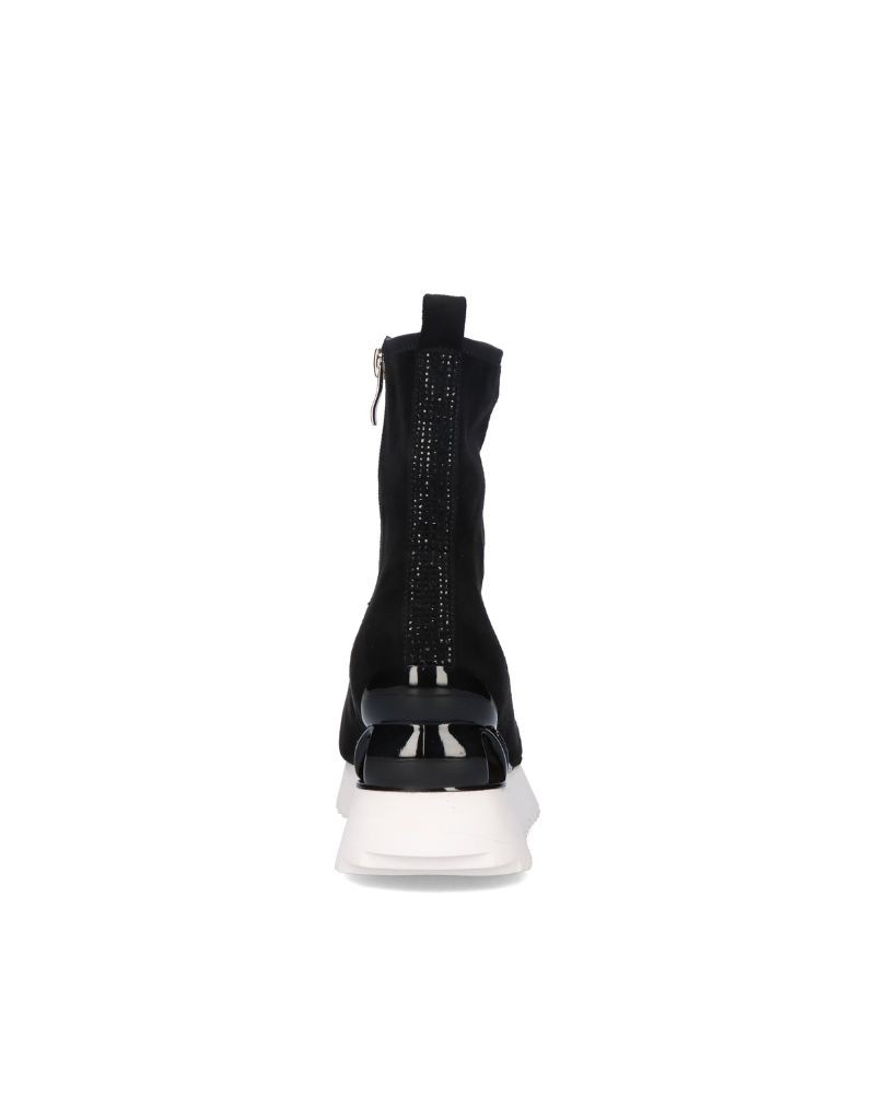 Zapatillas urbanas altas negras Exe