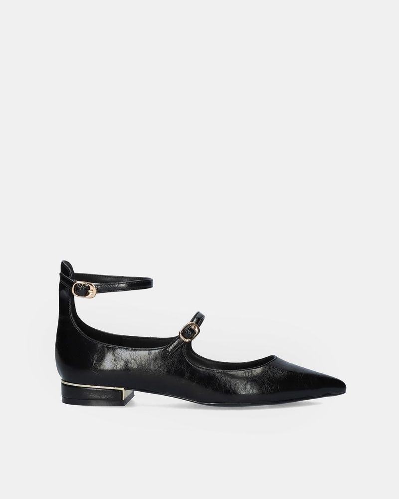 EXE Zapatos Bailarinas Mujer Negro SONIA 835