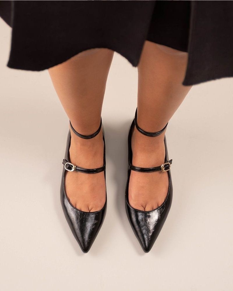 EXE Zapatos Bailarinas Mujer Negro SONIA 835