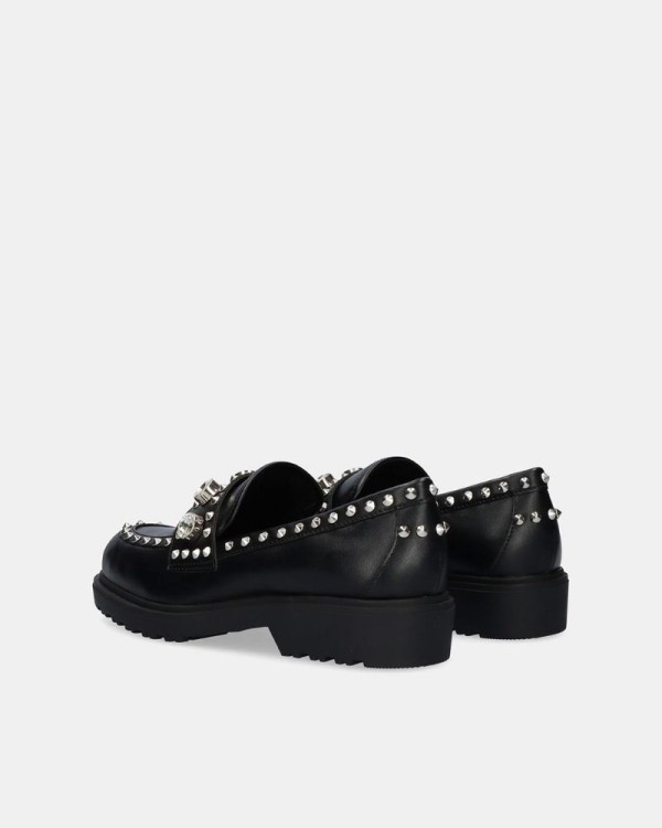 EXE Zapatos Mocasines Mujer Negro SALINA 610