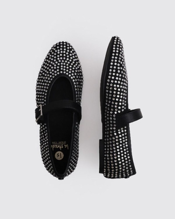LA STRADA Sapatos Ballerinas Mulher Preto 2300416