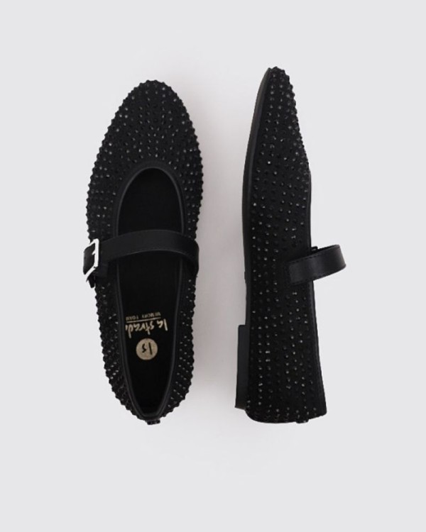 LA STRADA Zapatos Bailarinas Mujer Negro 2300416