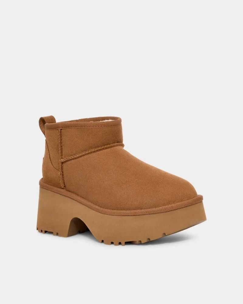 UGG Botas De pelo Australianas Mujer Marrón 1158311 CLASSIC ULTRA MINI NEW HEIGHTS