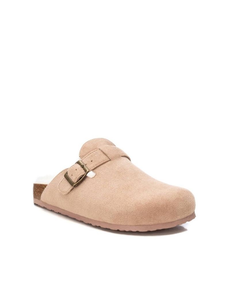 XTI Zapatos Zapatillas De pelo Mujer Beige 143240
