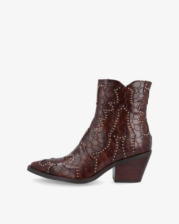 NOA HARMON Botines Cowboy Mujer Marrón 9098