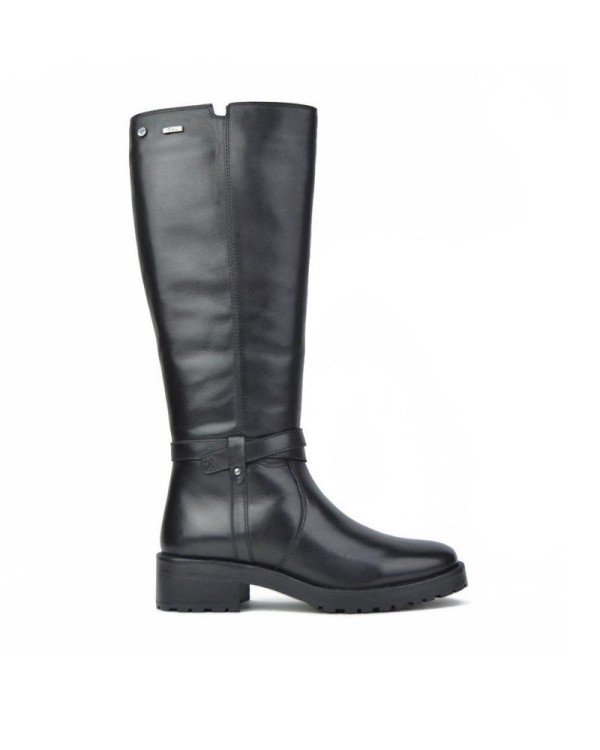 botas kangaroos altas de mujer negras para combinar