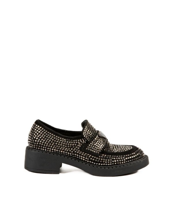 RockAway Zapatos Mocasines Mujer Negro 84461