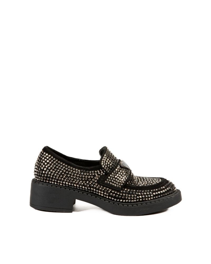 RockAway Zapatos Mocasines Mujer Negro 84461