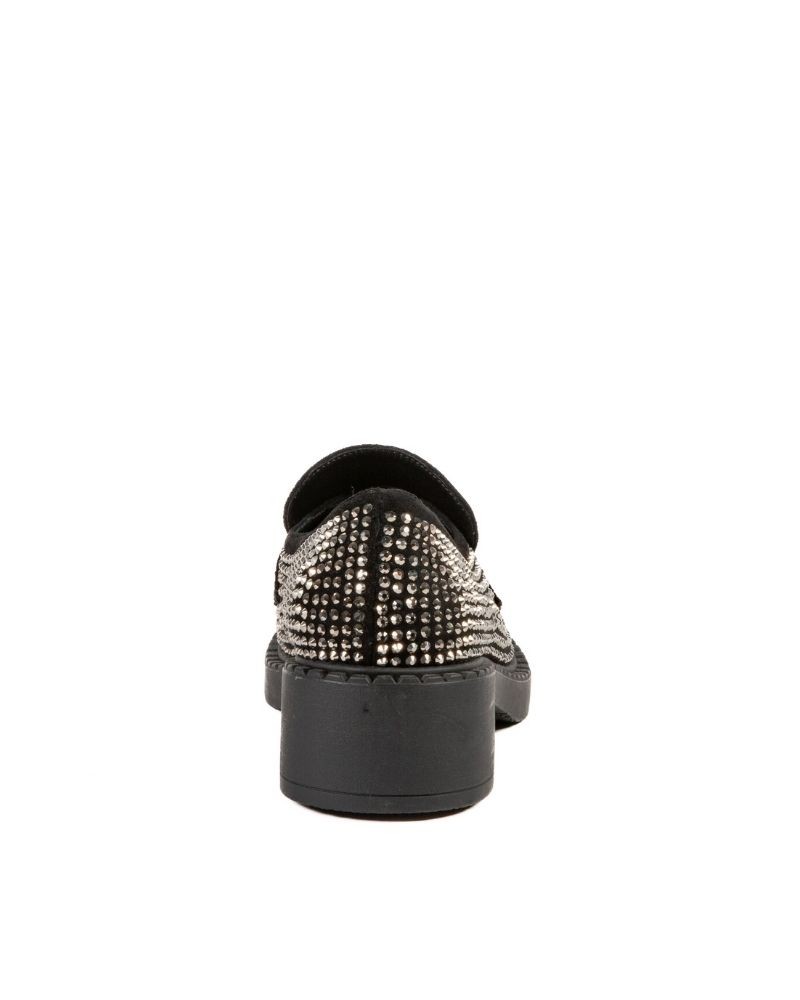RockAway Zapatos Mocasines Mujer Negro 84461
