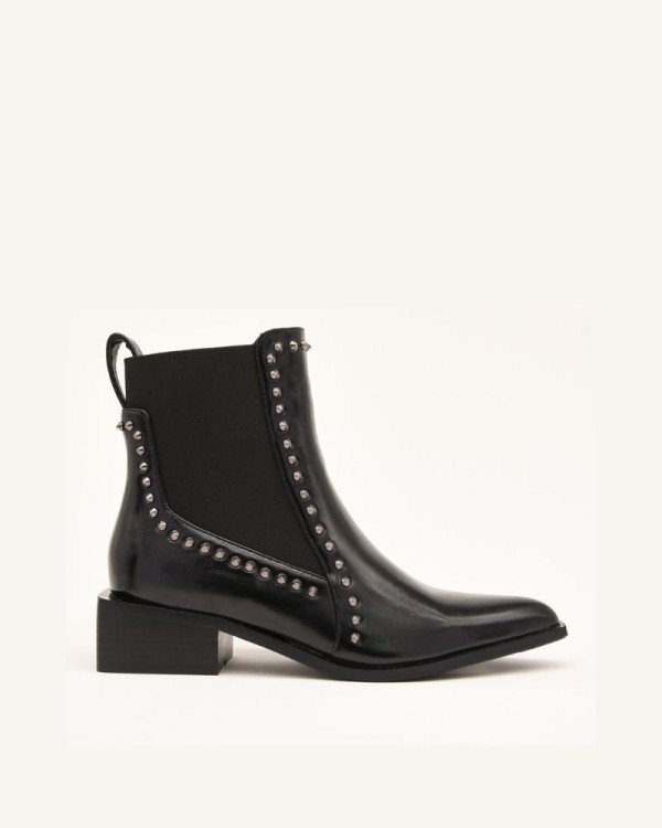 Azarey Botines Chelsea Mujer Negro 462J023