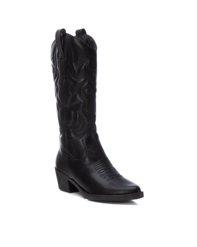 Botas camperas negras para mujer