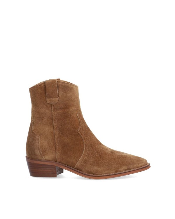 ALPE Botines Cowboy Mujer Marrón 25481101 2548 Made In Spain.