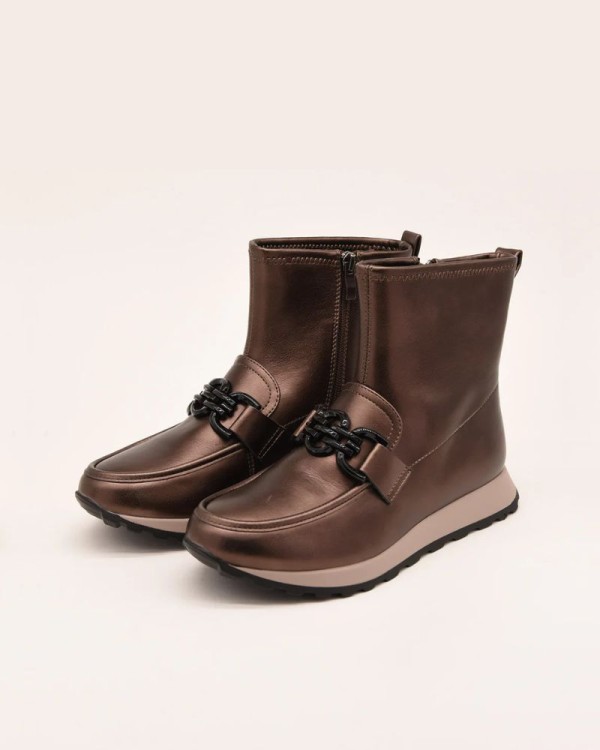Azarey Botines Mujer Gris 494H859M