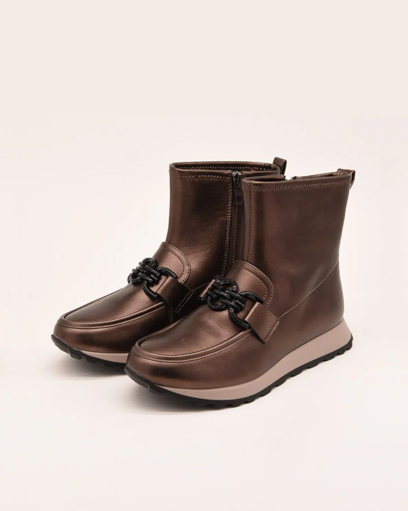 Azarey Botines Mujer Gris 494H859M