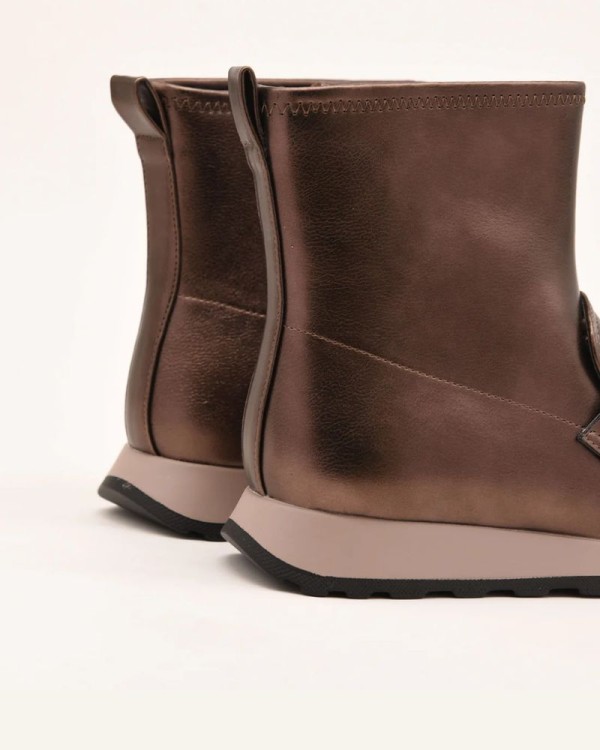 Azarey Botines Mujer Gris 494H859M