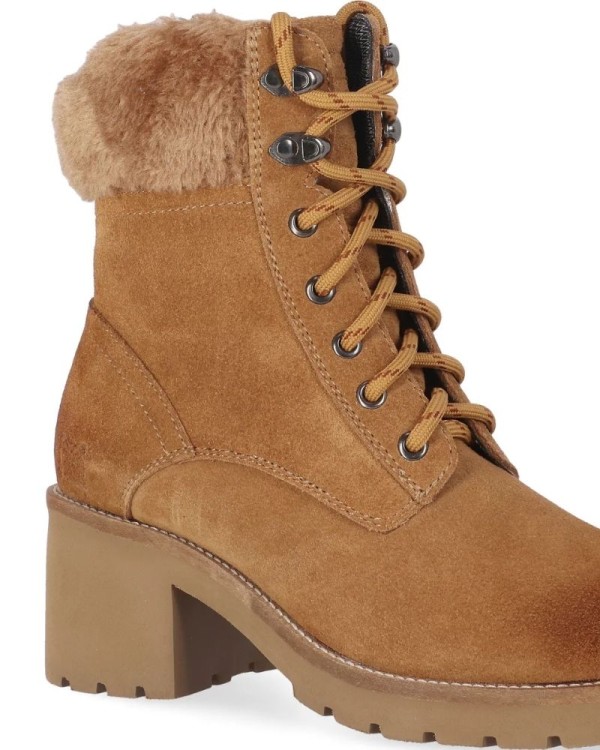 Renature Botines Militares Mujer Marrón RE PELOTE 01
