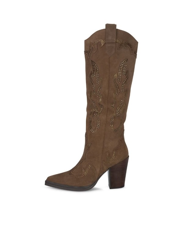 Botas Cowboy Altas para Mulher ALMA EN PENA Marrom I240563
