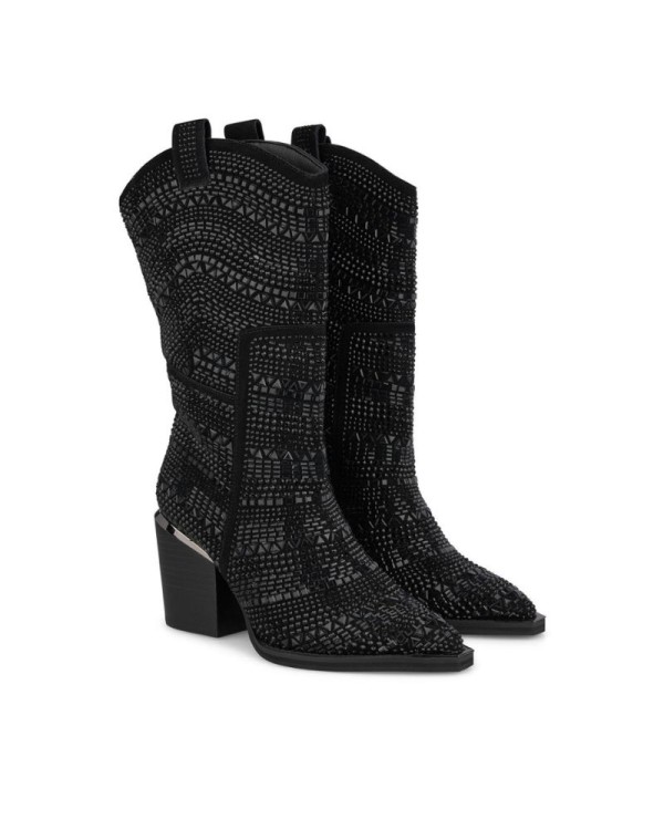 Botas mujer camperas Alma en Pena negras