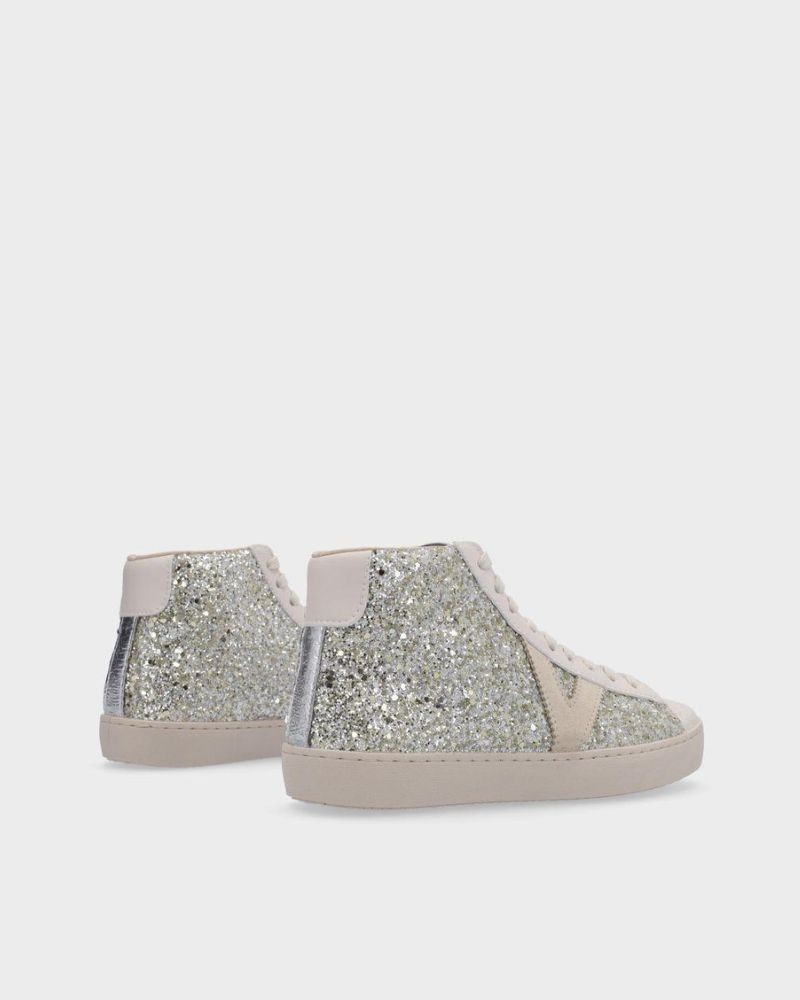 VICTORIA Botas Altas Mulher Prata 1126189
