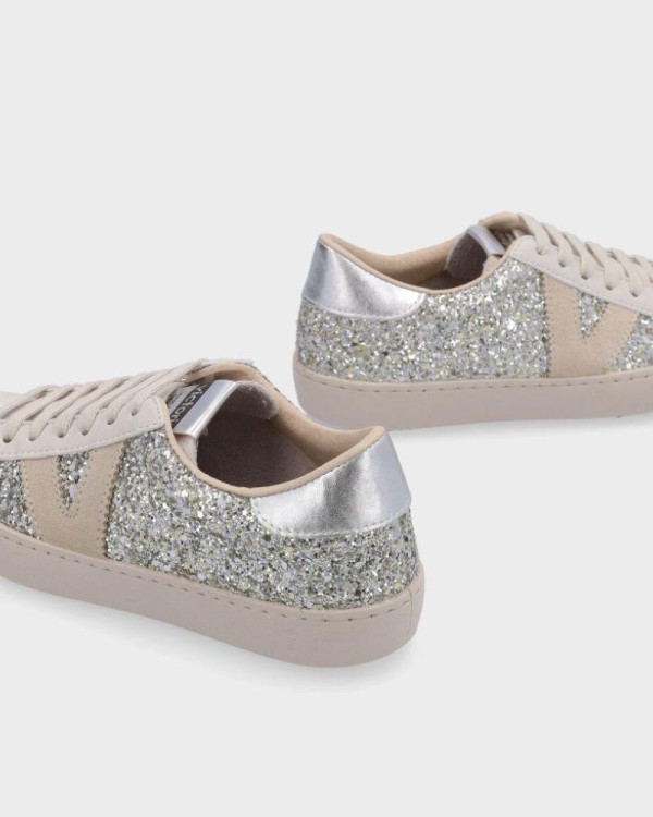  Zapatillas Bajas Mujer VICTORIA Plata 1126196