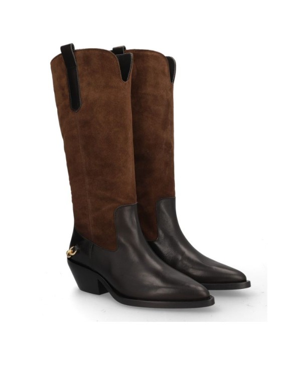 Botas de camurça altas para mulher Alpe